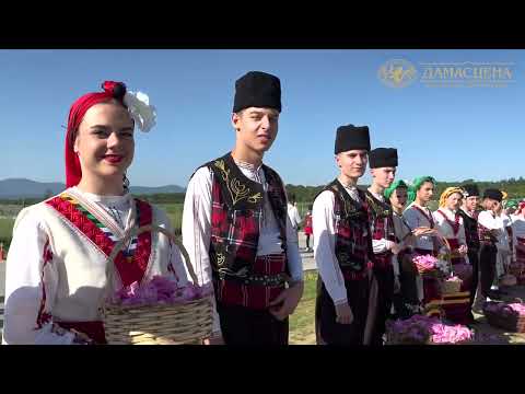 Видео: Празник на розата в Етнографски комплекс "Дамасцена" 2024г - Rose festival 2024 at Damascena complex