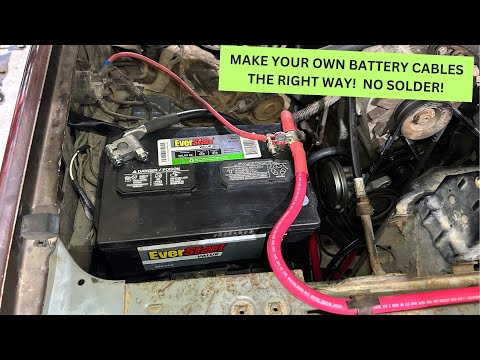 Видео: Как правильно изготовить собственные кабели для аккумуляторов — обжим, а не пайка!