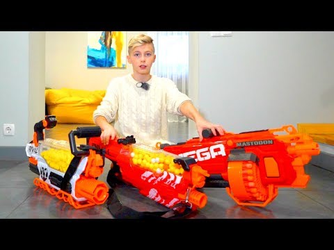 Видео: 3 самых ТОПОВЫХ  пулемёта-nerf за всю историю!!!