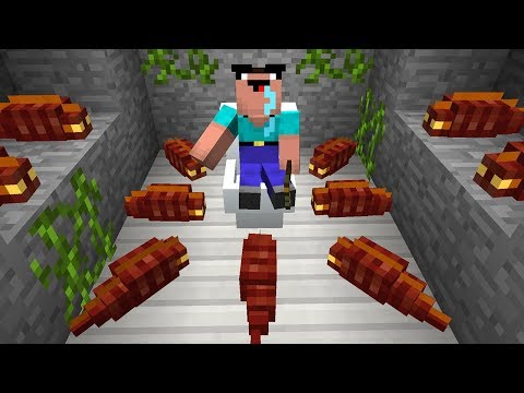 Видео: НУБ ПРОТИВ ЛИЧИНКА ЧЕРВЯК В МАЙНКРАФТ – ВИДЕО ТРОЛЛИНГ ПРО ЛОВУШКА НЕВИДИМКОЙ MINECRAFT SCP