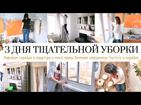 Видео: ГЕНЕРАЛЬНАЯ УБОРКА В КВАРТИРЕ У МАМЫ / МОЩНАЯ МОТИВАЦИЯ НА ПОРЯДОК 🐝