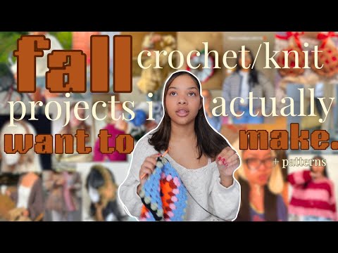 Видео: практичные проекты по вязанию крючком/спице, которые я ДЕЙСТВИТЕЛЬНО хочу сделать этой осенью 🍁🌤️...