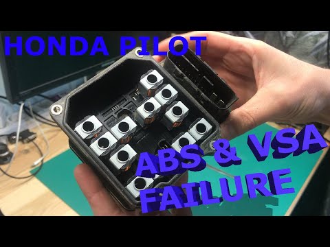 Видео: HONDA PILOT ABS failure // Неисправность блока ABS на Хонда Пилот