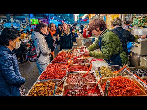 Видео: КОРЕЙСКИЕ рестораны на БАЗАРЕ ! Легендарная УЛИЧНАЯ ЕДА! Здесь снимают ДОРАМЫ! Южная Корея !