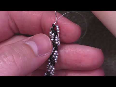 Видео: Изучите основы спирального плетения — урок по бисероплетению для начинающих от Aura Crystals