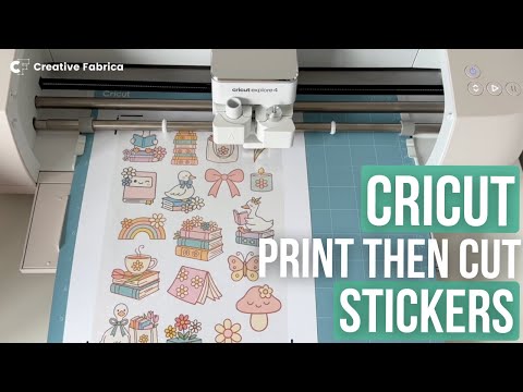 Видео: Cricut: распечатайте и вырежьте наклейки — простое пошаговое руководство