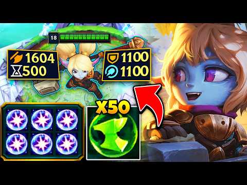 Видео: 1600+ н.э., 1000+ брони, 1000+ MR — эта сборка осколков характеристик Поппи стала исторической! (...