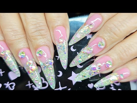 Видео: Enailcouture.com светится в темноте #ногти #искусствоногтей #дизайнногтей #урокиноделия