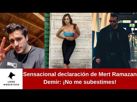 Видео: Сенсационное заявление Мерта Рамазана Демира: Не недооценивайте меня!