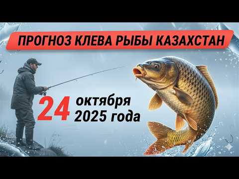 Видео: ПРОГНОЗ КЛЁВА в Казахстане на 24 октября 2025 Бросай все и на рыбалку!