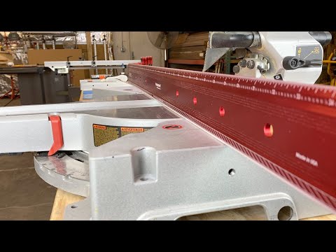 Видео: Настройка торцовочной пилы — выравнивание стола для торцовочной пилы