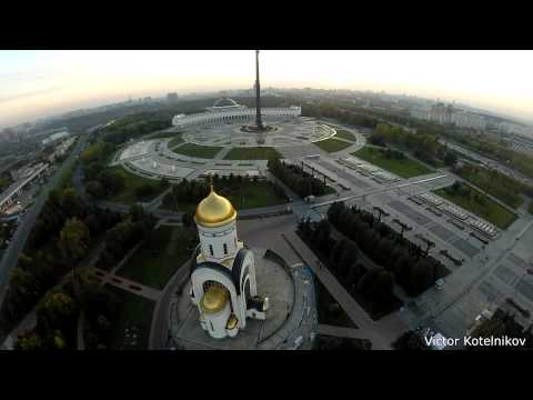 Видео: Храм Георгия Победоносца в парке Победы