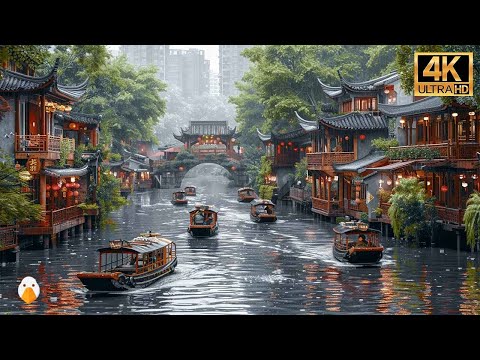 Видео: Шаосин, Чжэцзян🇨🇳 Город на воде с 2500-летней историей (4K UHD)