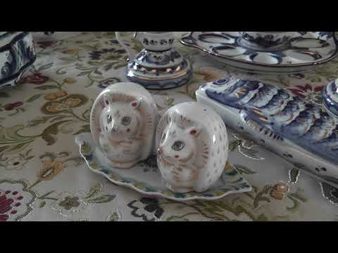 Видео: Моя коллекция фарфора Гжель.
