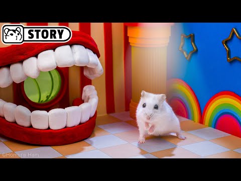 Видео: Хомяки в Удивительном Лабиринте "Бассейн с шариками" в Цифровом цирке 🐹 Хомура Хам