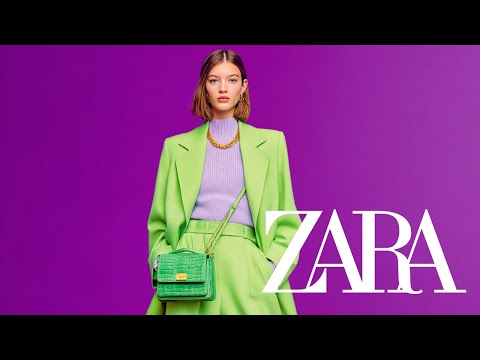 Видео: ZARA Color Pop: Яркий фоновый саундтрек для магазина для творческого потока и позитивной энергии 💚💜