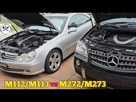 Видео: Какой из них лучше? Сравнение двигателей Mercedes M112/M113 и M272/M273.