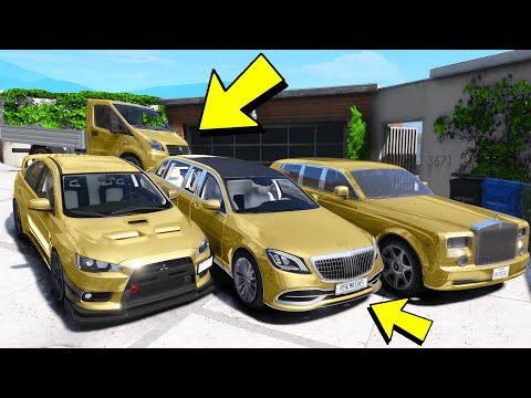 Видео: УГНАЛ КУЧУ ЗОЛОТЫХ ЧИТ ТАЧЕК И САМЫЕ ДЛИННЫЕ ТАЧКИ ЗА 180 СЕКУНД! БИТВА ВОРОВ В ГТА 5!