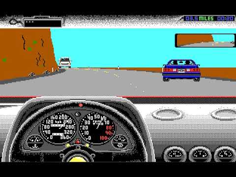 Видео: Эволюция гонок 16.Test Drive II The Duel DOS 1989