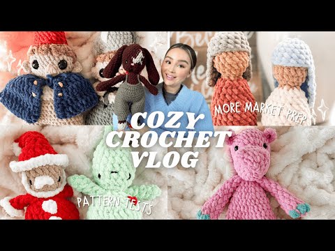 Видео: Уютный видеоблог о вязании крючком | Подготовка к рынку вместе со мной | Сколько я могу успеть сд...