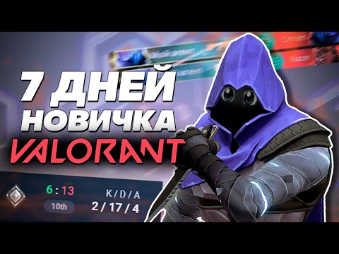 Видео: 7 ДНЕЙ НОВИЧКА В ВАЛОРАНТЕ