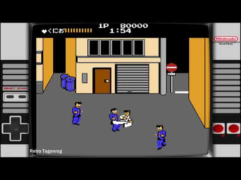 Видео: Nekketsu Kouha Kunio-kun (Renegade) 1986 Игра Денди(NES).Прохождение игры