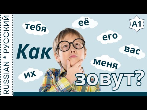 Видео: Grammar. How to ask and say a name / Грамматика. Как спросить и сказать имя.