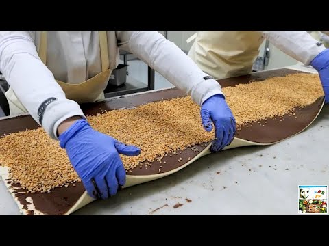 Видео: Корейская ПЕКАРНЯ - Лучшие СЛАДОСТИ: Твист из Теста НУТЕЛЛЫ, Ореховый ПИРОГ По-Американски, Конфеты.