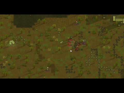 Видео: Миномёт делает это издалека RimWorld #39