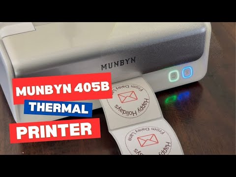 Видео: Термопринтер Munbyn 405B Bluetooth, принтер этикеток для малого бизнеса. Почему этот принтер уник...