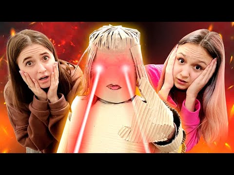 Видео: КАРТОННАЯ АМЕЛЬКА! Картонные предметы против Настоящих! Часть 5