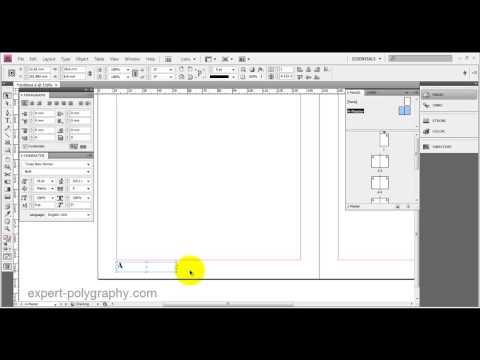Видео: Нумерация страниц в InDesign