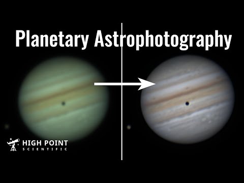 Видео: Обработка планетарных астрофотографий | High Point Scientific