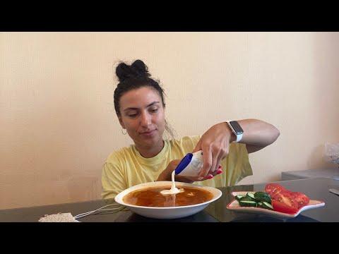 Видео: МУКБАНГ СОЛЯНКА С ОВОЩАМИ 🥣