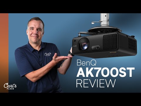 Видео: Лучший бюджетный проектор для гольф-симуляторов 4K? // Обзор BenQ AK700ST