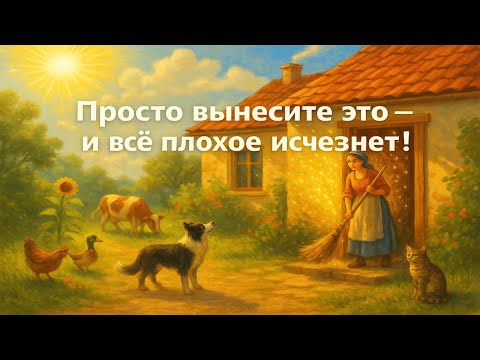 Видео: Просто вынесите это из дома — и всё плохое исчезнет!