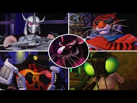 Видео: Teenage Mutant Ninja Turtles: Danger Of The Ooze — все боссы + кат-сцены