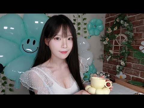 Видео: ASMR(Sub✔)Отдохните в Summer Maid Cafe
