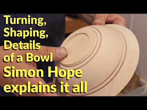 Видео: Первая чаша сделана легко — установка, формирование, нанесение валика и текстурирование на токарн...