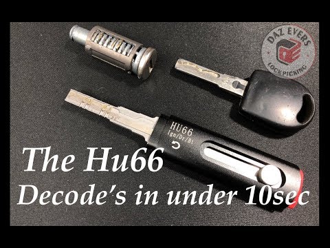 Видео: Новый тип отмычки Hu66 (и как она работает)