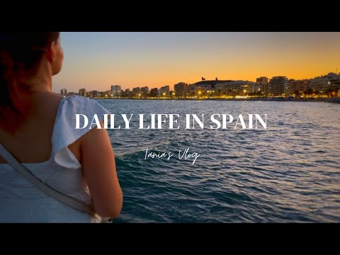 Видео: Вечерняя прогулка в Испании | Повседневность | VLOG медленного ритма у моря