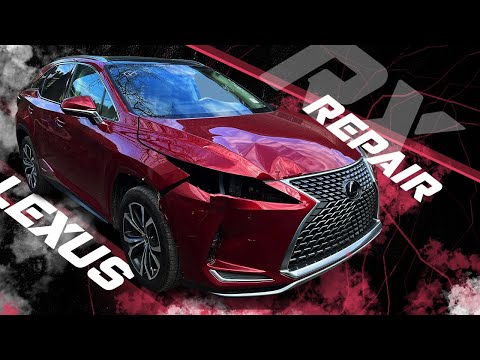 Видео: Lexus RX.  Easy front end repair and it's good as new again! Лёгкий ремонт переда и снова как новый!