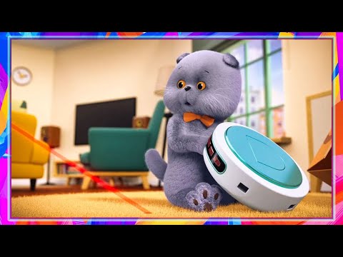 Видео: 😺 Кот Басик - 😁 Как развлечь питомца  (4 серия) | Приколы про котика - Весёлые мультики для детей