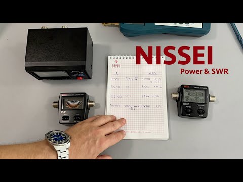 Видео: Nissei. Тест мощности и КСВ на примере DG-503, RS-40, RS-50