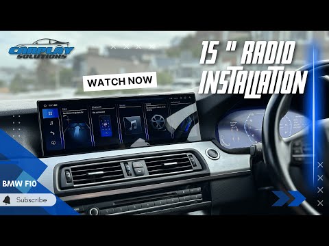 Видео: Великолепное 15-дюймовое Android-радио BMW! (Установка на BMW F10/F11)