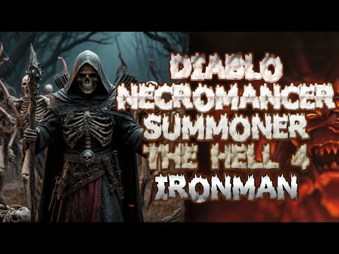Видео: Diablo THE HELL 4 [pre-alfa] ☩ Некромант хардкор айронмэн
