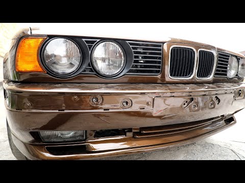 Видео: Восстанавливаем BMW e34 M5 style. Окончательная сборка. РЕЗУЛЬТАТ ВЫШЕ ОЖИДАНИЙ.