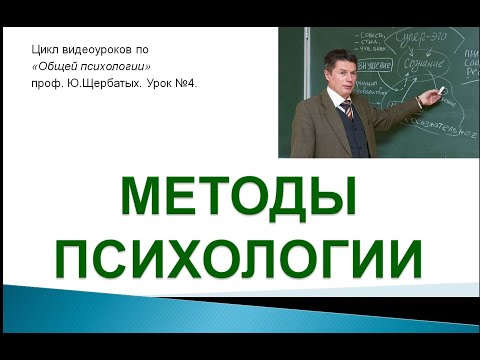 Видео: Методы исследования в психологии