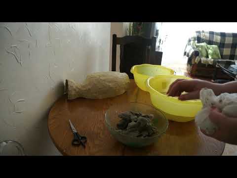 Видео: Папье Маше из яичных лотков, рецепт пластичной массы для лепки.