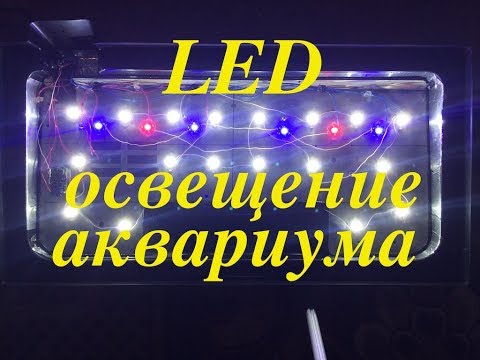 Видео: LED освещение аквариума ? ЛЕГКО !